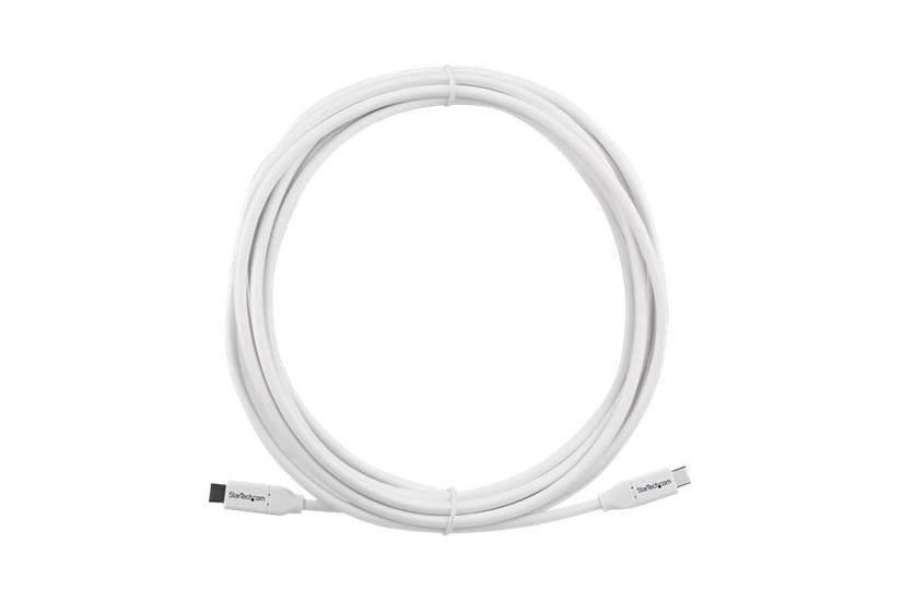 Startech Com Usb To Usb Cable 13 Ft 4m 5a Pd White Usb Usb-if Certified Usb Type Cable Usb Charging Cable Usb2c5c4mw Usb Type- Kabel 24 Pin Usb- Til 24 Pin Usb-
