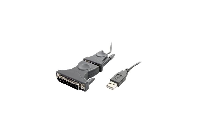 Startech Com Usb To Serial Adapter Ft 1m With Db9 To Db25 Pin Adapter Prolific Pl-2303 Usb To Rs232 Adapter Cable Icusb232db25 Seriel Adapter Usb
