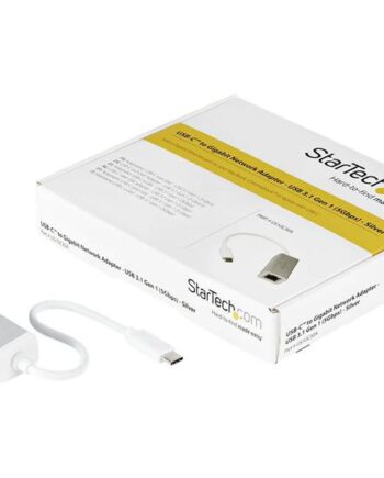 Startech Com Usb-  To Gigabit Ethernet Adapter Aluminum Thunderbolt   Port Compatible Usb Type   Network Adapter  Us1gc30a  Netværksadapter Usb-  Gigabit Ethernet