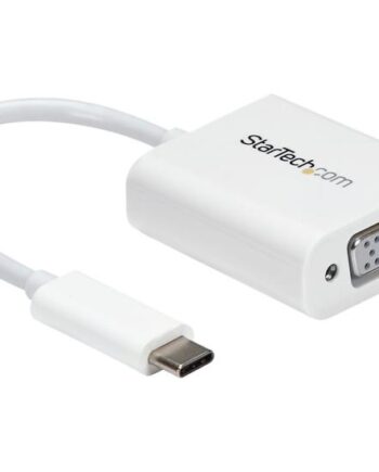 Startech Com Usb-  To Vga Adapter White 1080p Video Converter For Your Macbook Pro   Projector   Vga Display  Cdp2vgaw  Usb   Vga Adapter 24 Pin Usb-  Til Hd-15  Vga  17