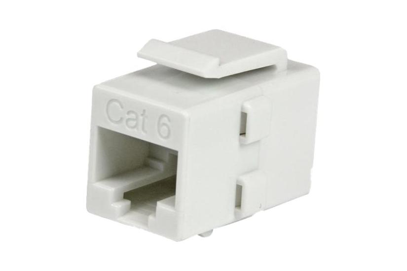 Startech Com White Cat Rj45 Keystone Jack Network Coupler Rj45 Coupler Cat6 Coupler Cat6 Keystone Jack White Modular C6keycouplwh Netværkskobling Hvid