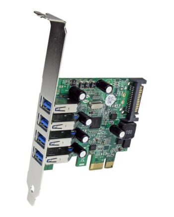 Startech Com  -port Pci Express Superspeed Usb     Controller Card With Uasp Usb     Expansion Card With Sata Power  Pexusb3s4v  Usb-adapter Pcie Usb