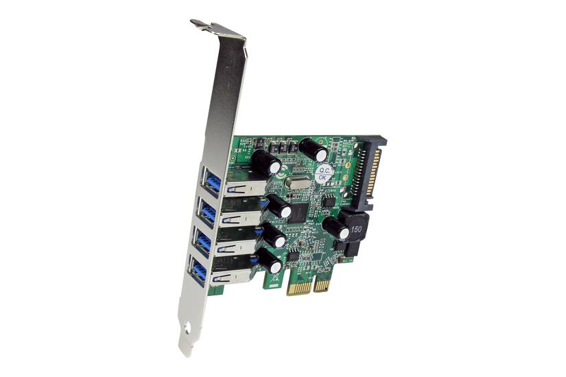 Startech Com -port Pci Express Superspeed Usb Controller Card With Uasp Usb Expansion Card With Sata Power Pexusb3s4v Usb-adapter Pcie Usb