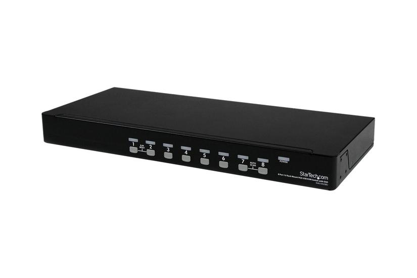 Startech Com -port Usb Kvm Swith With Osd Taa Compliant 1u Rack Mountable Vga Kvm Switch Sv831dusbu Kvm Switch Porte