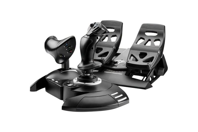 Thrustmaster -flight Full Kit Joystick Speeder Og Pedaler Kablet