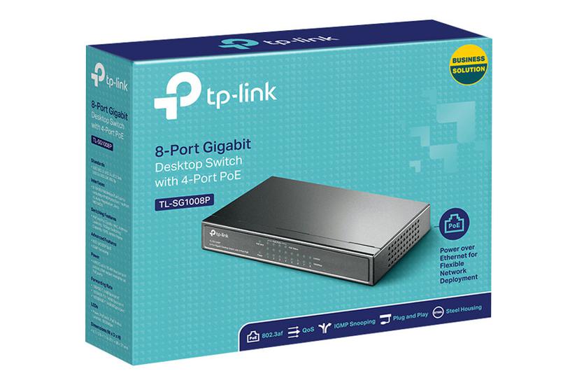 Tp-link Tl-sg1008p Poe -port Switch