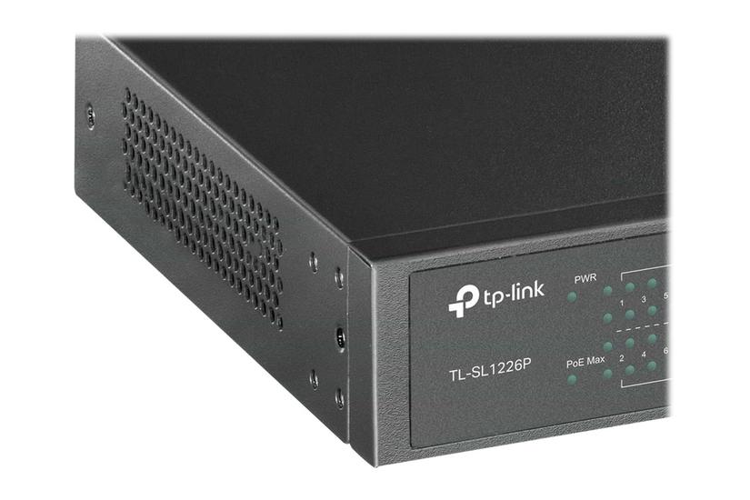 Tp-link Tl-sl1226p Switch 26 Porte Ikke Administreret Monterbar På Stativ