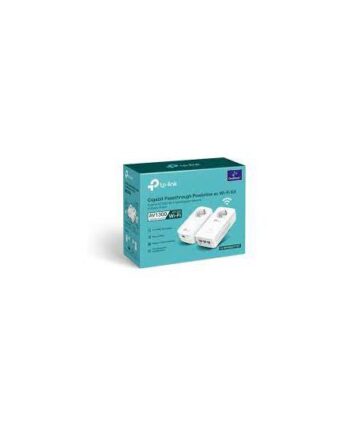 Tp-link Tl-wpa8631p Power Line Netværksadapter 300 Mbit   Ethernet Lan Wi-fi Hvid   Stk
