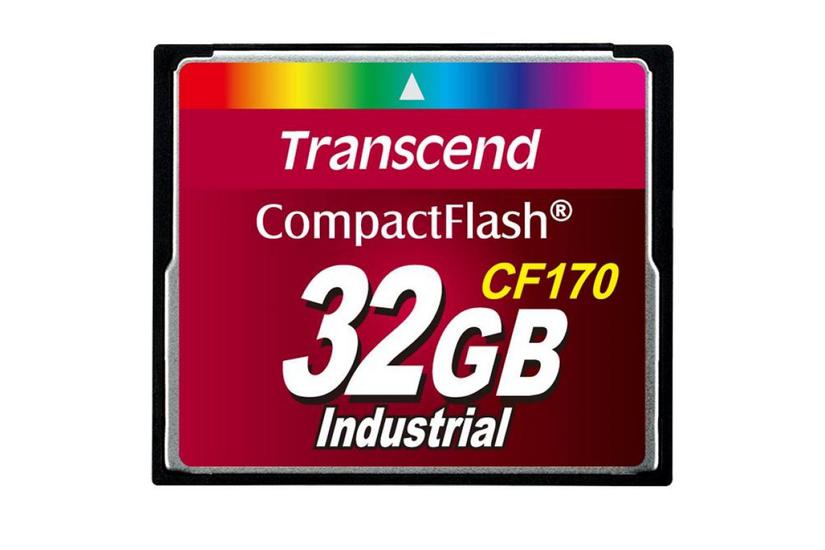Transcend Cf170 Industrial Flashhukommelseskort 32 Gb Compactflash