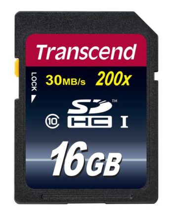 Transcend Flashhukommelseskort 16 Gb Sdhc