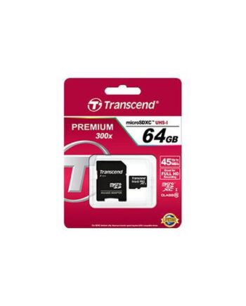 Transcend Premium Flashhukommelseskort 64 Gb Microsdxc Uhs-