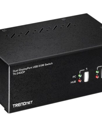 Trendnet Tk-240dp Kvm   Audio   Usb Switch   Porte Taa-kompatibel