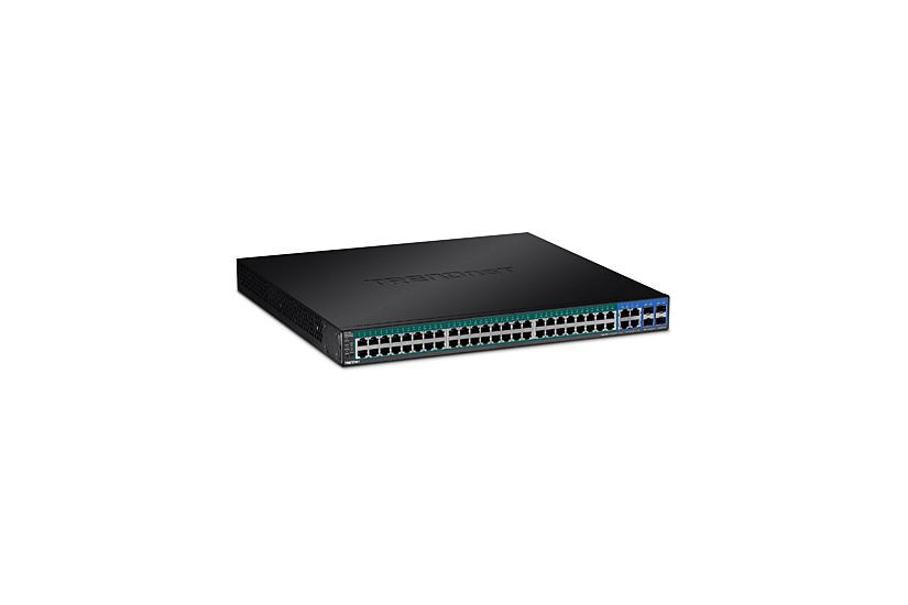 Trendnet Tpe 5240ws Switch 52 Porte Smart Monterbar På Stativ Taa-kompatibel