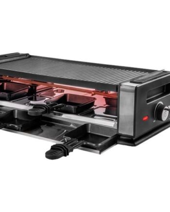 Unold 48730 Finesse Basic Raclette Grill Stegeplade Sort Rustfrit Stål