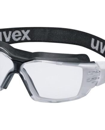 Uvex Pheos Cx2 Sonic Beskyttelsesbriller Polykarbonat  Stof Sort  Hvid