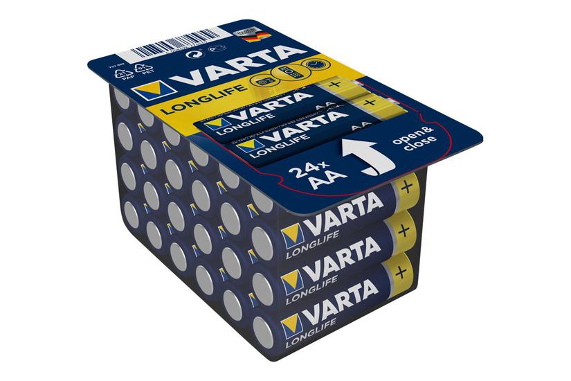 Varta Longlife Batteri 24 Aa Lr6 Alkalisk-mangan