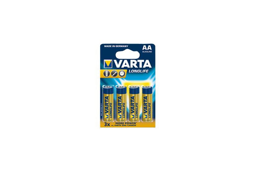 Varta Longlife Extra Batteri Aa Type Alkalisk
