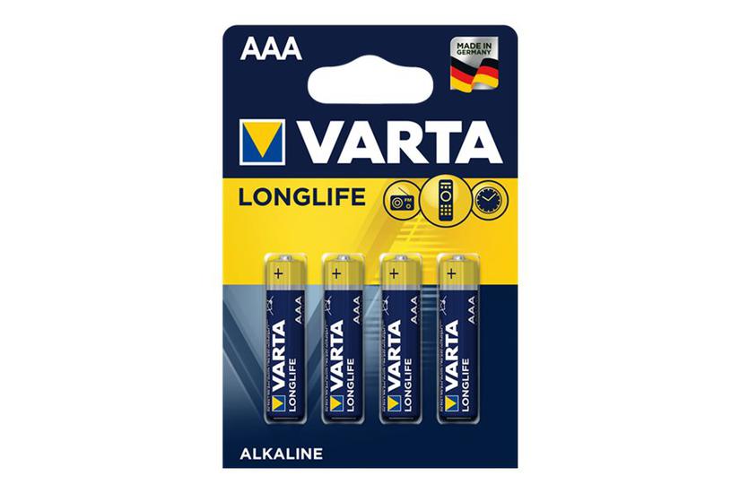 Varta Longlife Extra Batteri Aaa Lr03 Alkalisk