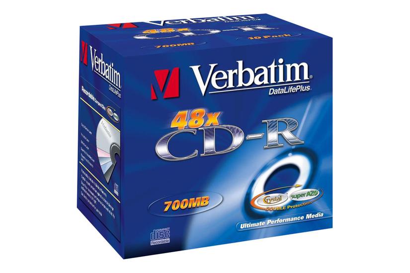 Verbatim Azo Crystal Cd- 10 700 Mb Lagringsmedie