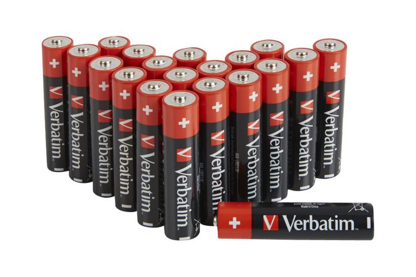 Verbatim Batteri 20 Aaa Lr03 Alkalisk