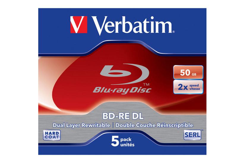 Verbatim Bd-re Dl 50 Gb Lagringsmedie
