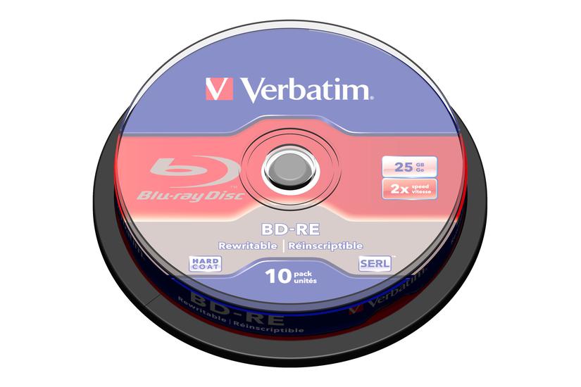 Verbatim Bd-re 10 25 Gb Lagringsmedie