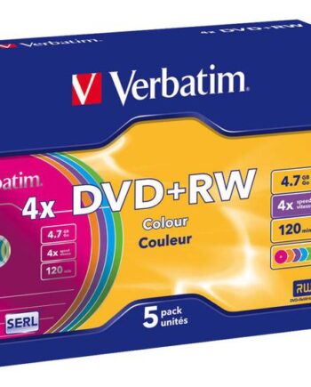 Verbatim Colours Dvd Rw         Gb Lagringsmedie