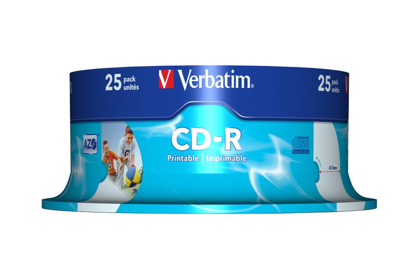 Verbatim Datalifeplus Cd- 25 700 Mb Lagringsmedie