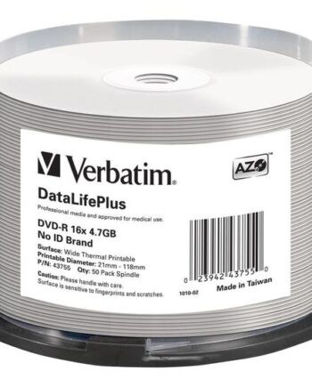 Verbatim Datalifeplus Dvd-    50     Gb Lagringsmedie