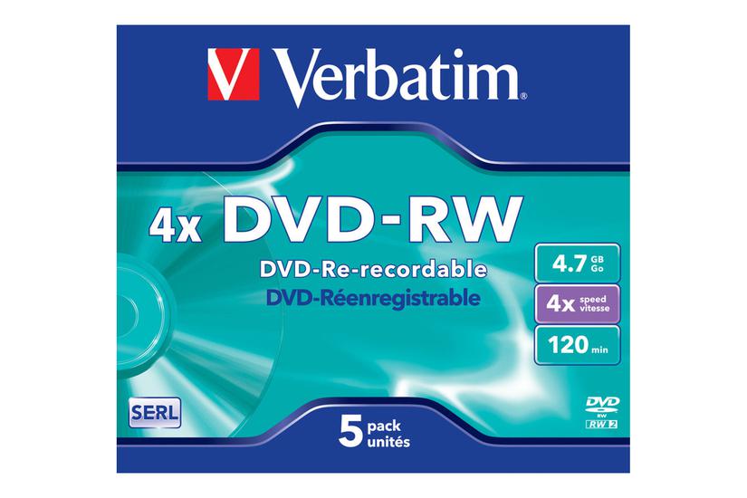 Verbatim Datalifeplus Dvd-rw Gb Lagringsmedie