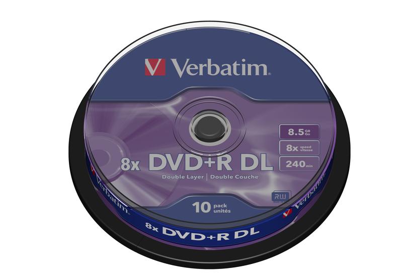 Verbatim Dvd Dl 10 Gb Lagringsmedie