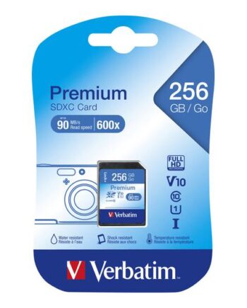 Verbatim Premium Flashhukommelseskort 256 Gb Sdxc Uhs-