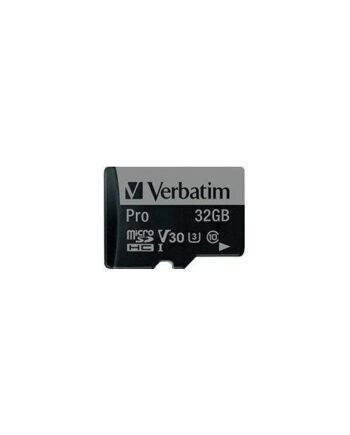 Verbatim Pro Flashhukommelseskort 32 Gb Microsdhc Uhs-