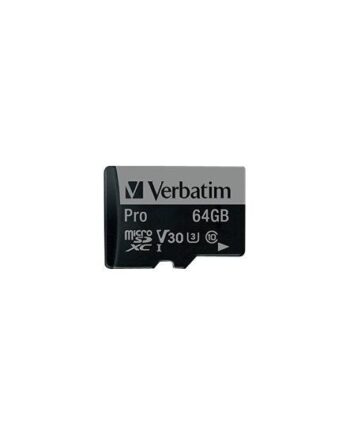 Verbatim Pro Flashhukommelseskort 64 Gb Microsdxc Uhs-