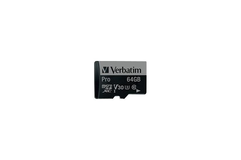 Verbatim Pro Flashhukommelseskort 64 Gb Microsdxc Uhs-