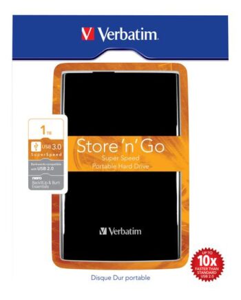 Verbatim Store     Go Portable   Tb Ekstern Hdd 5400 Rpm Usb