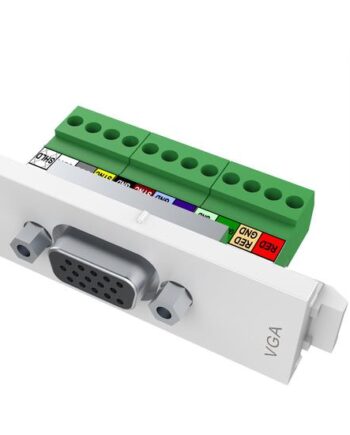 Vision Techconnect   Vga Female Module Modulær Facilitet Plade Snape-in