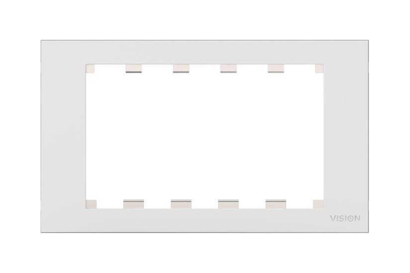 Vision Techconnect -gang Uk Surround Faceplate