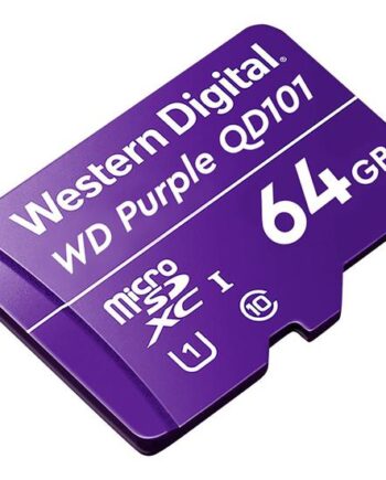 Wd Purple Sc Qd101 Wdd064g1p0c Flashhukommelseskort 64 Gb Microsdxc Uhs-