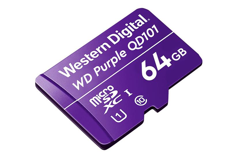 Wd Purple Sc Qd101 Wdd064g1p0c Flashhukommelseskort 64 Gb Microsdxc Uhs-