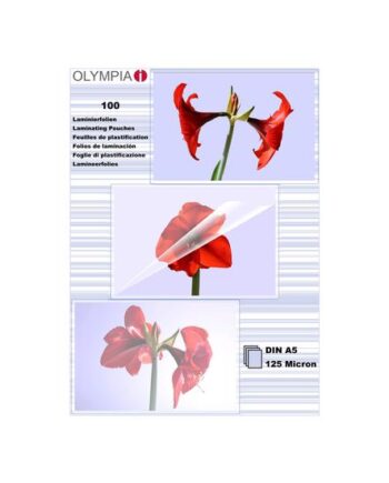 1x100 Olympia Laminating Pouches Din A5 125 Micron 9177