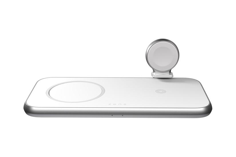 Zens Aluminium Series Trådløs Opladningspude Ac-strømadapter Usb