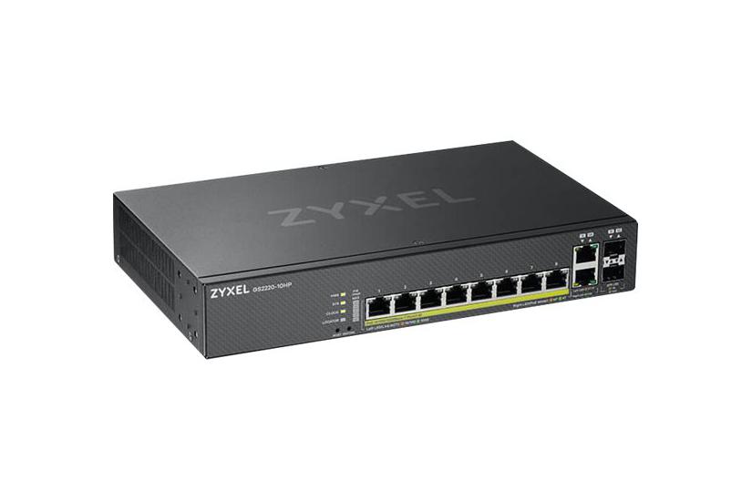 Zyxel Gs2220-10hp Switch Porte Administreret Monterbar På Stativ