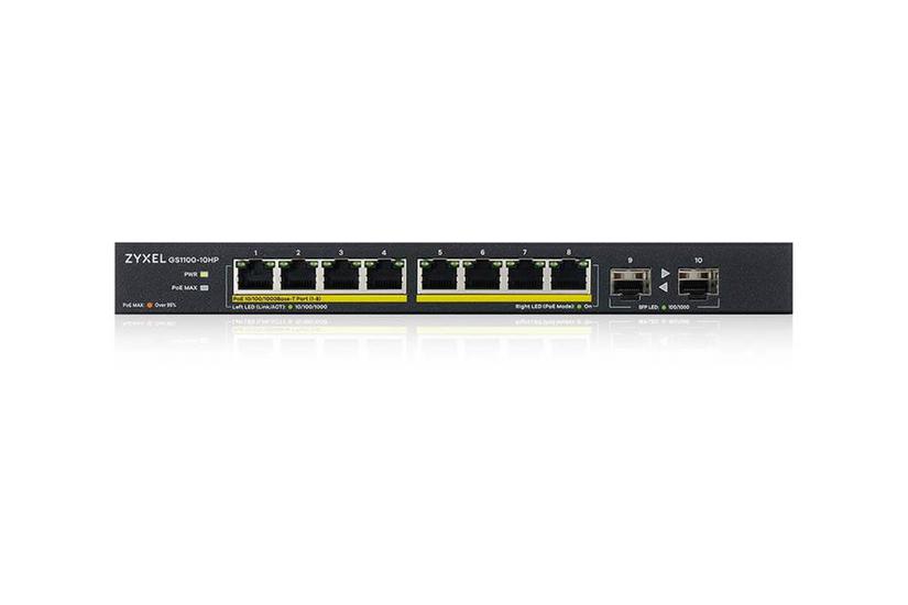 Zyxel Gs1100-10hp Switch 10 Porte Ikke Administreret