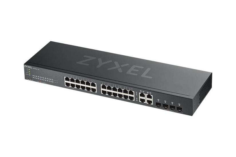 Zyxel Gs1920-24v2 Switch 24 Porte Smart Monterbar På Stativ