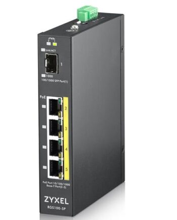 Zyxel Rgs100-5p Switch   Porte Ikke Administreret Monterbar På Stativ
