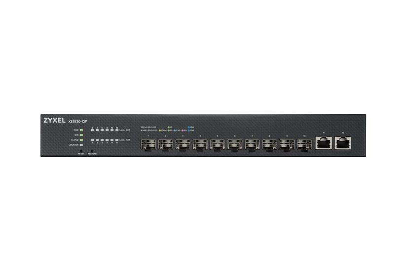 Zyxel Xs1930-12f Switch 12 Porte Smart Monterbar På Stativ