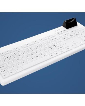 Active Key Ak-c8200f Tastatur Hygiejne Med Smart Id-kortlæser Qwerty Nordisk Sort Hvid Indgangsudstyr