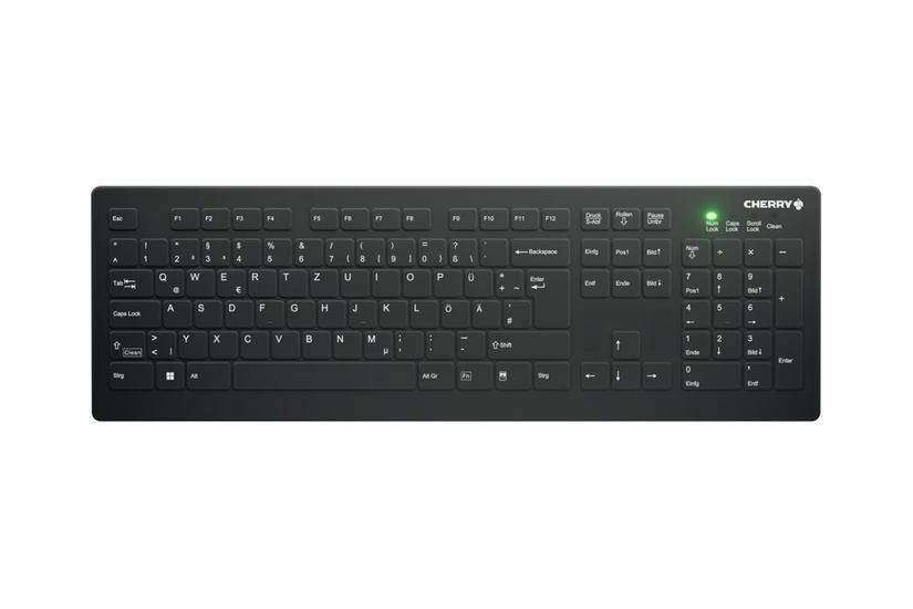 Active Key Ak-c8112 Tastatur Medicinsk Full Size Qwertz Tysk Sort Indgangsudstyr