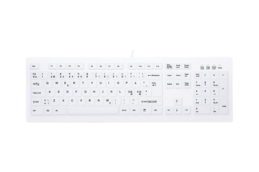 Active Key Medicalkey Ak-c8100 Tastatur Nordisk Hvid Indgangsudstyr